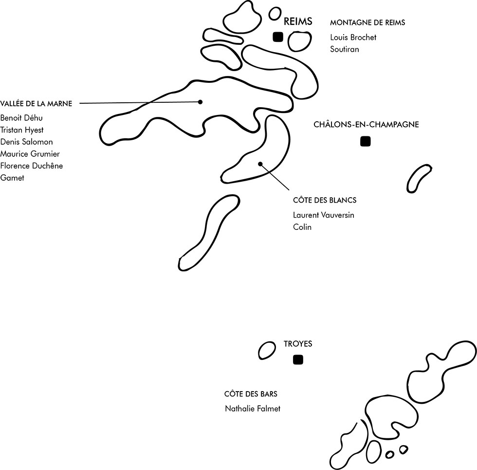 carte de la champagne